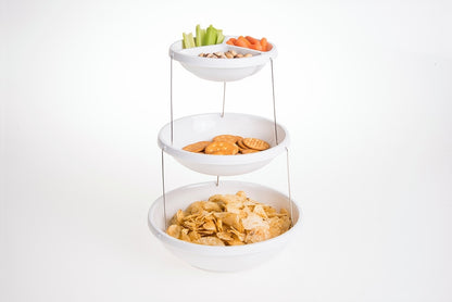 Fozzils Twist Fold 3 Tier Party Bowl