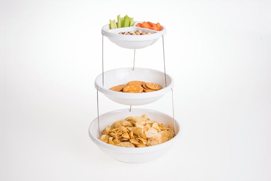 Fozzils Twist Fold 3 Tier Party Bowl