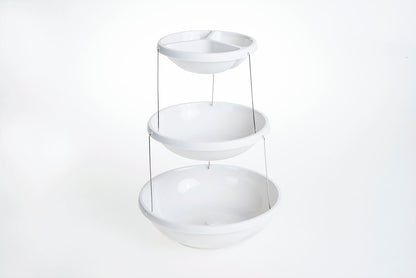 Fozzils Twist Fold 3 Tier Party Bowl
