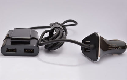 Ultra-fast 9.6amp 4 port USB car charger