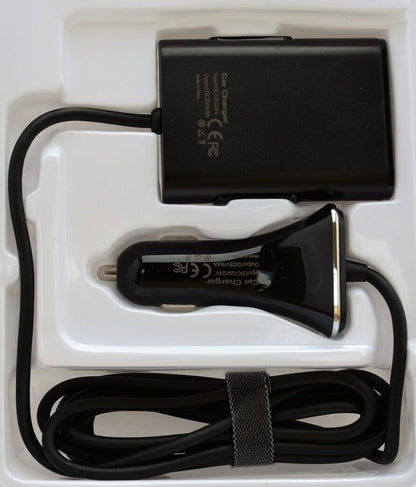 Ultra-fast 9.6amp 4 port USB car charger