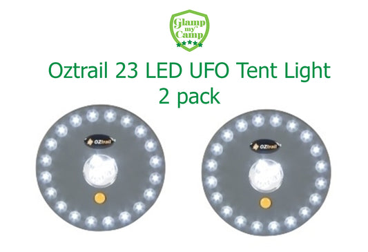 Oztrail 23 LED UFO Tent Light 2 Pack