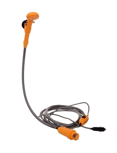 Oztrail 12V Hi Flow Portable Camp Shower with hose