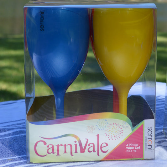 Serroni Carnivale 4 Piece Wine Set - Mixed 300ml