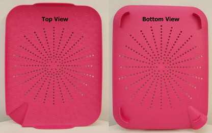 Sinkstation Flat Colander Pink 34x27cm