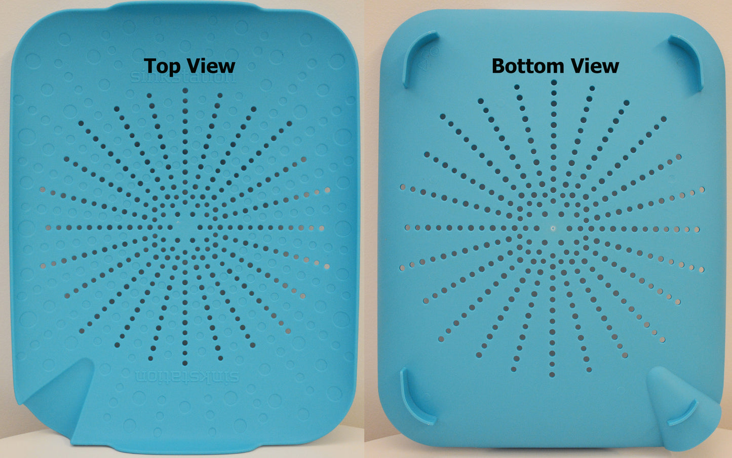 Sinkstation Flat Colander Sky Blue 34x27cm