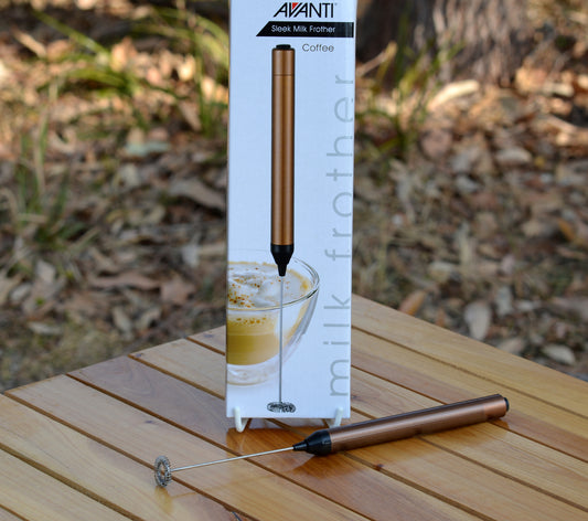 Avanti Sleek Milk Frother - Coffee - Bronze