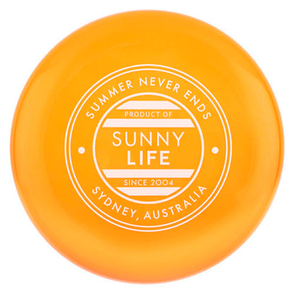 Sunnylife Neon Orange Beach Flyer Frisbee