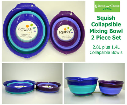 Squish Collapsible Mixing Bowl 2 Piece Set
