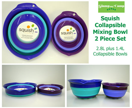 Squish Collapsible Mixing Bowl 2 Piece Set