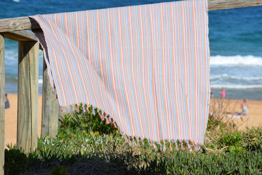 Compact Lifestyle Beach Party Turkish Towel – Miami